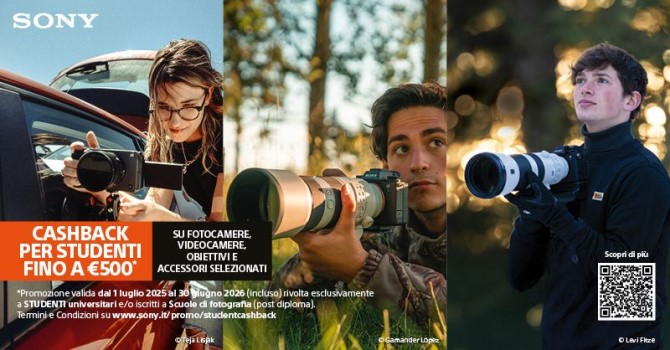 SONY - CASHBACK STUDENTI