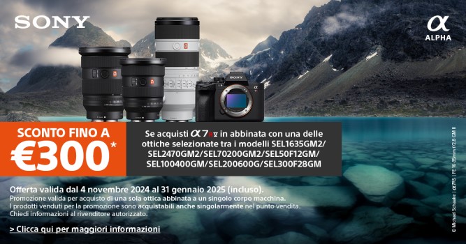 SONY APLHA 7R V CON OTTICHE